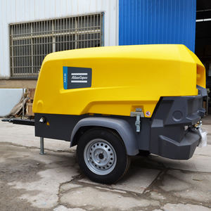 Portable Atlas Copco XATS68kd XAS88 XAHS88 XAHS186 Machine de compresseur d'air industriel Mobile 38Kd avec 22kw puissance 15kw moteur bruit silencieux - Product Image 5