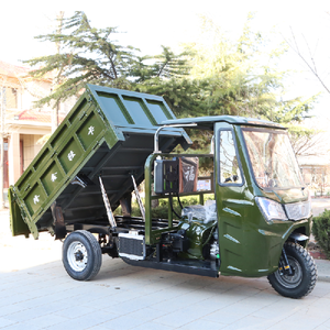 King Agricultural Dump Load <b>Gasoline</b> Burning Three-Wheel Motorcycle Closed Body Motorized Three-Axle Six-Speed Engine - Product Image 2