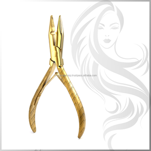 Customized Micro <b>Beading</b> Pliers Hair <b>Extension</b> Crimp Tool Styling Tools Stainless Steel Precision Hair <b>Extension</b> Pliers - Product Image 4