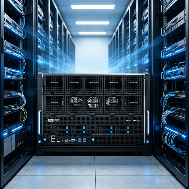 Enterprise AI Server GPU WA7785A G3 with 24 DDR5 DIMMs 7U Rack-Mounted All-in-one Computer for DeepLearning