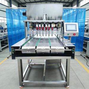 Máquina llenadora neumática automática de alta velocidad HZ de 6 cabezales, de bajo ruido, de acero inoxidable, para bebidas embotelladas, <span class=keywords><strong>vino</strong></span> y alimentos. - Product Image 6