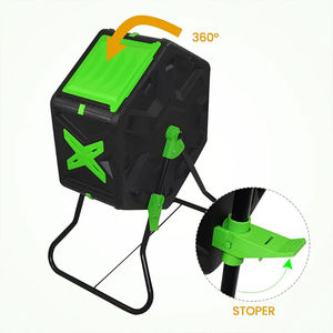 Vertak 60L 16 Gallons Bacs à compostage domestique en plastique pour jardin avec plusieurs trous <span class=keywords><strong>de</strong></span> ventilation - Product Image 4