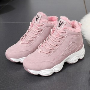 Chaussures populaires, baskets <span class=keywords><strong>pour</strong></span> femmes, printemps/été 2022, baskets décontractées en polaire à tige haute - Product Image 3