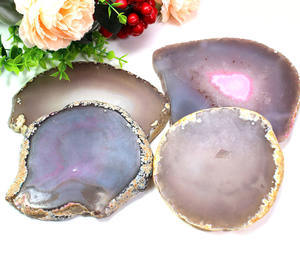 Rebanadas de ágata naturales hechas a mano para decoración del hogar o posavasos de té, alta calidad, venta al por mayor - Product Image 5