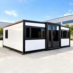 Casa contenedor modular prefabricada de 20 pies con porche, casa contenedor exterior de madera de 40 pies, casa contenedor de 20 pies/30 pies/40 pies - Product Image 1