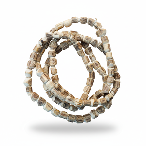 Collar de Tulsi mala en bruto único de la mejor calidad Tulsi malaa de madera crecimiento espiritual mala tradicional a precio de lote - Product Image 1