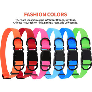 NiBao personalizado varios colores disponibles <span class=keywords><strong>collar</strong></span> al aire libre resistente a la intemperie para perro con hebilla de plástico de liberación rápida - Product Image 6