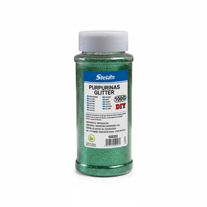 100G polvere di Glitter verde per progetti e decorazioni artigianali - Product Image 2