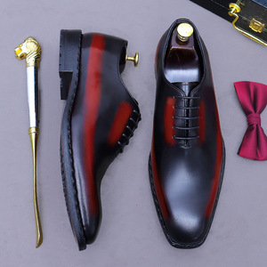 Zapatos formales de moda para hombre, zapatos de boda de cuero genuino de lujo, zapatos de vestir para fiesta al por mayor para hombre - Product Image 4