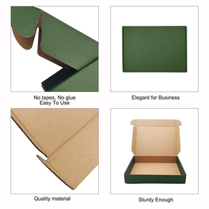 Boîte d'emballage cadeau en carton ondulé rigide écologique avec pelliculage brillant biodégradable, fournisseur d'usine - Product Image 4
