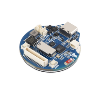 Placa de desarrollo con pantalla LCD de 1,28 pulgadas Waveshare Esp32-c6 con chip Gc9a01, compatible con Wifi6 de 2,4 GHz y LED RGB integrado