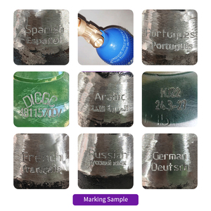 ZIXU precio de fábrica <span class=keywords><strong>LPG</strong></span> CO2 cilindro de gas portátil máquina de marcado de puntos pin metal punzón neumático máquina de grabado para cara redonda - Product Image 5