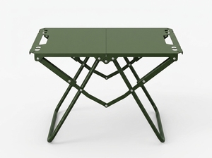 <span class=keywords><strong>Table</strong></span> de camping pliante tactique d'extérieur en acier au carbone, légère, portable, pour pique-nique, cuisine en plein air, mobilier d'extérieur - Product Image 3