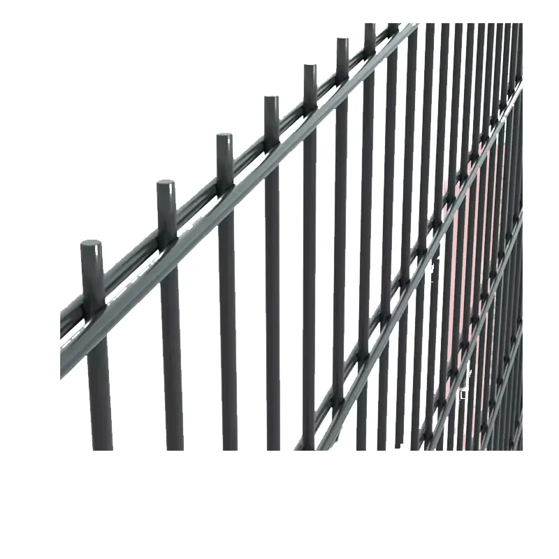 Doppia rete metallica 868 resistente recinzione con struttura metallica rivestita in PVC forte recinzione di sicurezza per autostrada