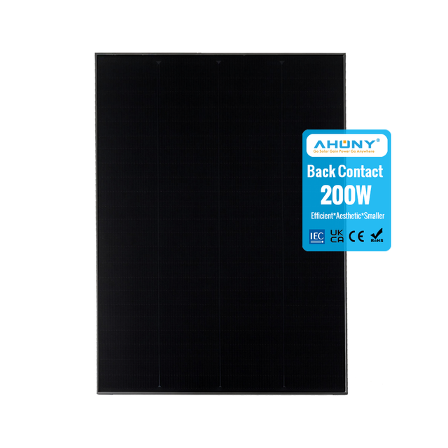 AHONY 200W 32.9V Flexible Solar Panel Ultra-Thin Bendable High-Efficiency (25.8%) Solar Panel for RV Marine Trailer Uneven