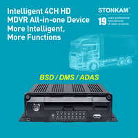 STONKAM 4 canaux camion ai mdvr dvr mobile avec détection d'angle mort BSD pour la gestion de flotte