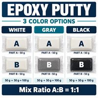 Mastic époxy bicomposant haute résistance, anti-corrosion, pour la réparation des surfaces en béton et en métal, OEM ODM