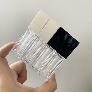 10ml 8ml Thickened Lipgloss Tubes Custom logo square <strong>Lip</strong> <strong>Gloss</strong> Tubes with Big Brush Big Wand and <strong>Packaging</strong> <strong>Boxes</strong> - Product Image 2