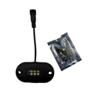Luces LED RGBW para Roca, 6 Unidades, IP68 Impermeables, 12V, Blanco Puro Multicolor, Luces Todoterreno para Coche, Camioneta, ATV, SUV