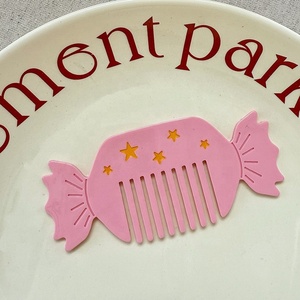 New Design Handmade Vintage Fashion Cartoon Animal Acetate Hair <b>Comb</b> Fun Cute <b>Bird</b> Lobster Portable Large Size for Women - Product Image 5