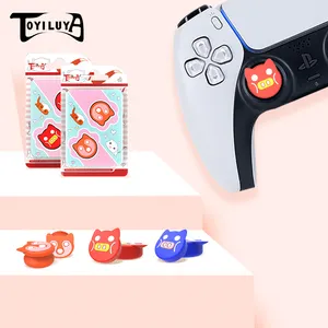 T07 Bestes Angebot Gummi Funda Joystick Teile Controller Griffe Analoge Daumens tiel abdeckung Für Ps4 Ps5 Game Controller