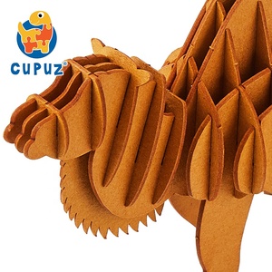 CUPUZ  Puzzle en papier 3D, modèle d'animal chameau, <span class=keywords><strong>kit</strong></span> <span class=keywords><strong>pour</strong></span> enfants, cadeaux <span class=keywords><strong>pour</strong></span> fêtes d'anniversaire, récompenses scolaires, cadeaux, piñata - Product Image 3