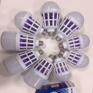 <span class=keywords><strong>Bombilla</strong></span> LED <span class=keywords><strong>antimosquitos</strong></span> Zapper plástico ROHS certificado E27 Base IP33 nominal 1 año de garantía descarga eléctrica sin radiación - Product Image 1