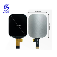 2,01-Zoll TFT LCD-Bildschirm JD9853 Kleines Display mit 240x296 Auflösung LCD-Farbbildschirm SPI Abgerundete Ecken