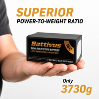 Batterie semi-solide pour drone UAV 12S 52.2V 16000mAh 5C, pack haute densité énergétique pour drone professionnel à voilure fixe, longue durée de vol