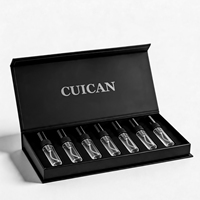 Flacons de parfum rechargeables en gros, échantillons de 2 ml, 3 ml, 5 ml, 10 ml, ensemble d'échantillons de parfum en verre, flacons de parfum portables avec boîte personnalisée