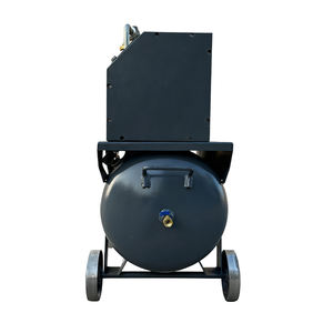 Kompresor Udara Sekrup VSD 7.5kW/10HP dengan Tangki 120L & Roda, 39CFM&120PSI, 380V/50Hz Tiga Fasa, Mobilitas Dua-dalam-Satu - Product Image 5