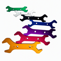 Clé industrielle en aluminium à embout carré, poignée ergonomique antidérapante colorée, gravure laser OEM ODM personnalisée, norme ISO