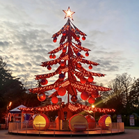 Manège autoportant à thème Joyeux Noël, attrayant, pour intérieur/extérieur, à vendre