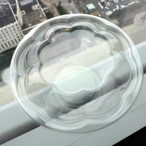 Emballage de boîte alimentaire de 18oz 24oz 32oz pour le camping récipient pour aliments en PET bol à salade en plastique rond transparent avec couvercle - Product Image 3