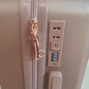 Elegante 7 peças de 32 polegadas ABS Trolley Bag Set leve poliéster forrado sacos de viagem para mulheres ocupado on-the-go estilo de vida - Product Image 4