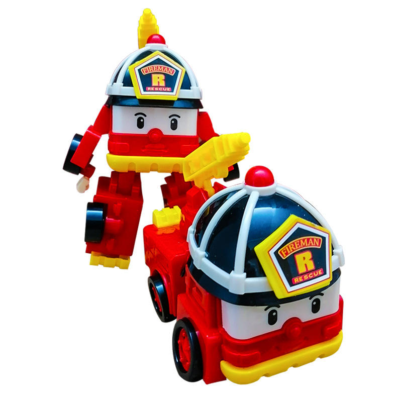 รถดับเพลิงรอยสีแดงแบบเปลี่ยนรูปได้ - บรรจุในถุง OPP