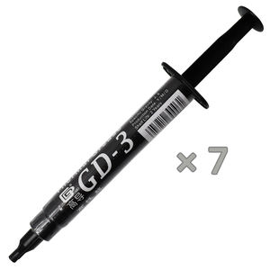 7 Stück Nettogewicht 3 Gramm Grau Hoch leistungs GD-3 Wärme leitende Fett paste Gips-Kühlkörper verbindung für CPU-GPU - Product Image 1