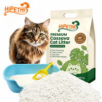 Litière pour chat en manioc en gros – Fournisseur de litière naturelle biodégradable, jetable aux toilettes, faible en poussière, agglomération rapide, sans danger pour les chatons, OEM en vrac
