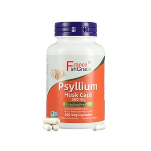 อาหารเสริม psyllium husk 500มก. สำหรับผู้ใหญ่รองรับสุขภาพลำไส้แคปซูลเปลือกไซเลียม - Product Image 2
