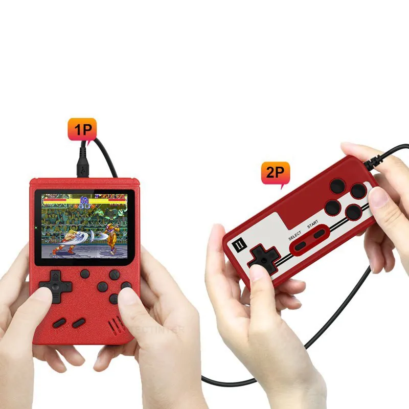 Factory Price Handheld Retro Console Kids Classic Games Built-in400 Game With One Player