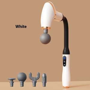 Pistolet de massage portable pour tissus profonds avec une vitesse de 1200 à 3200 tr/min et 5 V/7,4 V pour le corps, la tête et le dos, thérapie musculaire des fascias - Product Image 5