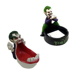 2025 nouveau clown créatif conception en gros logo personnalisé résine céramique drôle cigare <span class=keywords><strong>cendrier</strong></span> décoration de la maison cendriers - Product Image 3