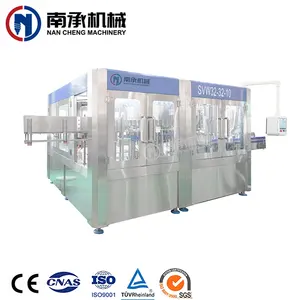 Small barrel 12-12-5 three in one pure water filling machine with ultraviolet lamp