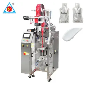 Automatic custom special-shaped bag packing small Shampoo Cream Cosmetic Sachet Sample Fill and Seal Packing Machine
