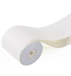 Rouleaux de papier autocopiant autocopiant personnalisé 2 plis Papier de copie autocopiant <span class=keywords><strong>CB</strong></span> CFB CF CNR <span class=keywords><strong>Rouleau</strong></span> de papier de reçu pour impression - Product Image 1