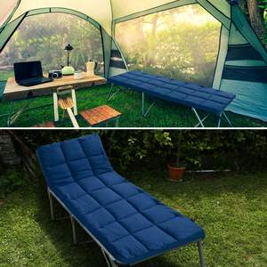 Lit de voyage pliable et personnalisé, couvre-matelas souple, 7d, feuille de fibre de polyester, matelas de <span class=keywords><strong>camping</strong></span> - Product Image 6