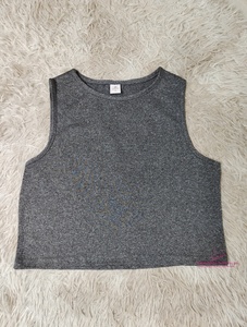 เสื้อสายเดี่ยวเอวสูงเซ็กซี่ผ้าครอปเอวสูง - Product Image 6