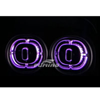 Sortie d'air turbo améliorée pour l'intérieur de la voiture W206, niveau C modifié avec sortie d'air à lumière colorée 64 lumières de couleur pour les bouches d'aération arrière