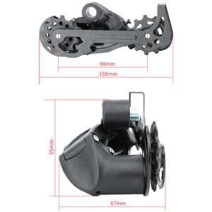 <span class=keywords><strong>Desviador</strong></span> trasero de bicicleta MicroNEW 2x7/2x8/2x9/2x1 0/2x11 Control de velocidad <span class=keywords><strong>Desviador</strong></span> de bicicleta de carretera de doble palanca - Product Image 2
