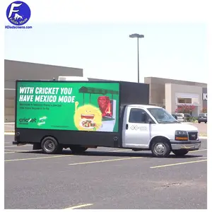 2 Sides or 3 Sides P4.81 Outdoor Mobile Truck Mounted LED Display Screen Video Advertising Trailer